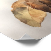 Chickadee Bird Art Print Poster (Ecke)