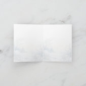 Chickadee Bird im Winter Danke (Innenseite)