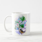 Chickadee Bird in der Tasse Tree (Links)