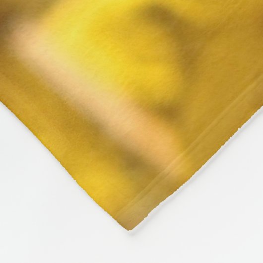 Chickadee Bird in gelben Blumen Fleece Blanket (Ecke)