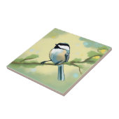 Chickadee Bird Nature Fliese (Seite)