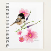 Chickadee Bird Niedlich Black Capped Bird Wasserfa Planer (Vorderseite)