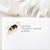 Chickadee Bird Rücksendeadressen-Aufkleber (Insitu)