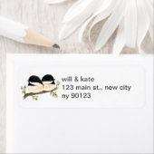 Chickadee Bird Rücksendeadressen-Aufkleber (Insitu)