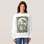 Chickadee Bird und Massachusetts Mayf Sweatshirt (Vorne ganz)