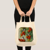 Chickadee Birds Apple Harvest Tragetasche (Vorderseite (Produkt))