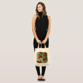 Chickadee Birds Apple Harvest Tragetasche (Vorderseite (Model))