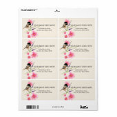 Chickadee Black Capped Art Label (Vorne)