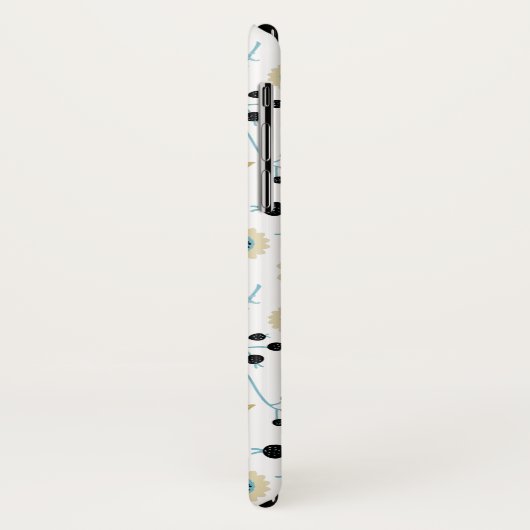 Chickadee Black Capped Bird Berries Blume Case-Mate iPhone Hülle (Hinten/Links)