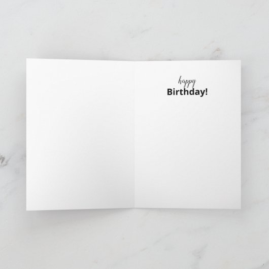 Chickadee Black Capped Wasserfarbe Kunst Karte (Innenseite)