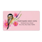 Chickadee Black Capped Wasserfarben (Vorne)