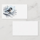 Chickadee Business Cards Visitenkarte (Vorne/Hinten)