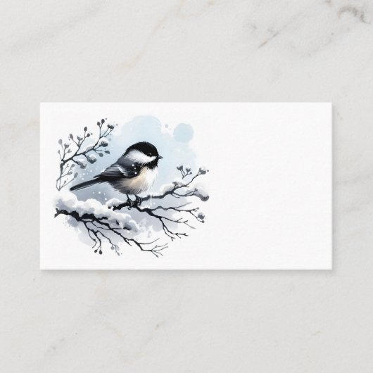 Chickadee Business Cards Visitenkarte (Vorderseite)
