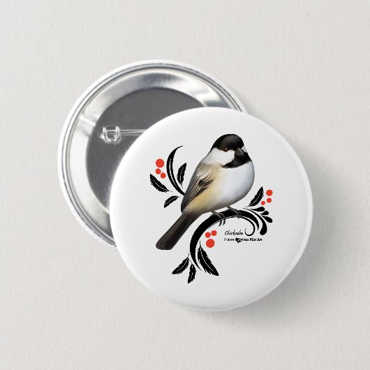 Chickadee Button (Vorne & Hinten)