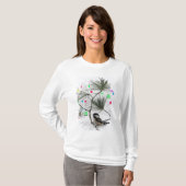 Chickadee Christmas Tree T-Shirt (Vorne ganz)