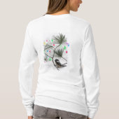Chickadee Christmas Tree T-Shirt (Rückseite)