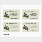 Chickadee Custom Business Sticker (Blatt)
