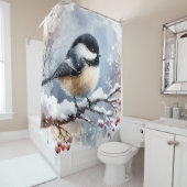 Chickadee Duschvorhang (Beispiel)