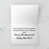 Chickadee Feiertagskarte (Innenseite)