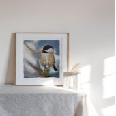 Chickadee Fine Art Print Poster