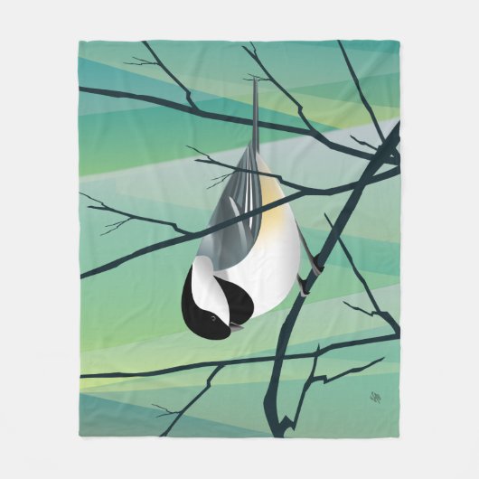 Chickadee Fleecedecke (Vorderseite)