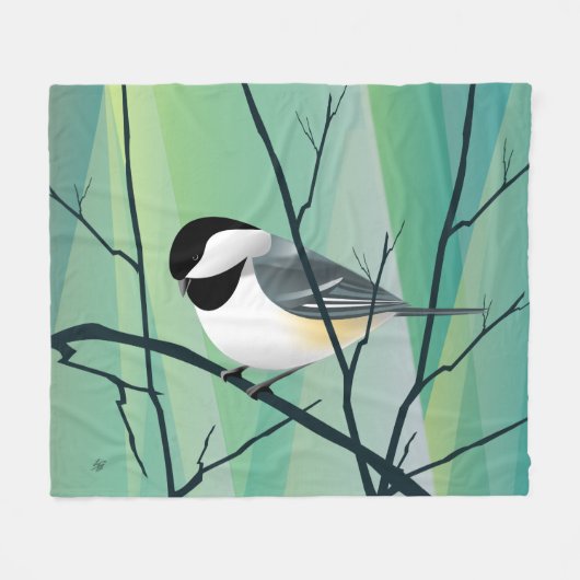 Chickadee Fleecedecke (Vorderseite (Horizontal))