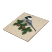 Chickadee-Fliese Fliese (Seite)