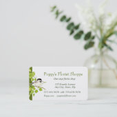 Chickadee Florist Shoppe Blume Visitenkarte (Stehend Vorderseite)