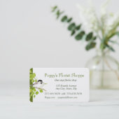 Chickadee Florist Shoppe Blume Visitenkarte (Stehend Vorderseite)