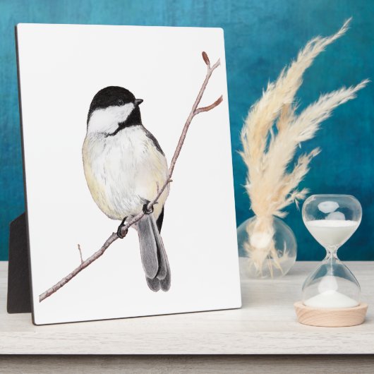 Chickadee Fotoplatte (Seite)