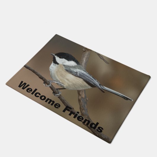 Chickadee Fußmatte (Schrägansicht)