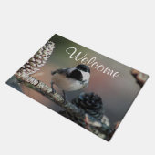 Chickadee Fußmatte (Schrägansicht)