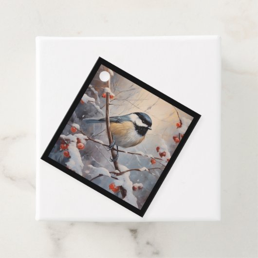 Chickadee Geschenkanhänger (Beispiel)