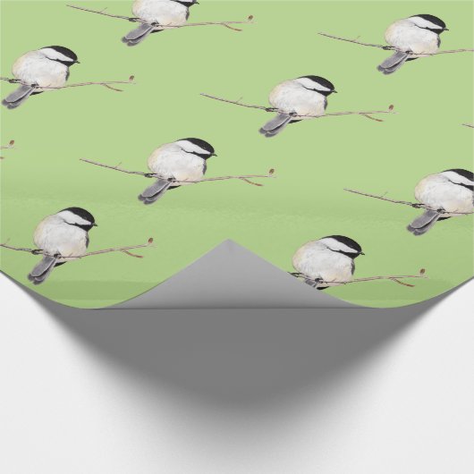 Chickadee Geschenkpapier (Ecke)