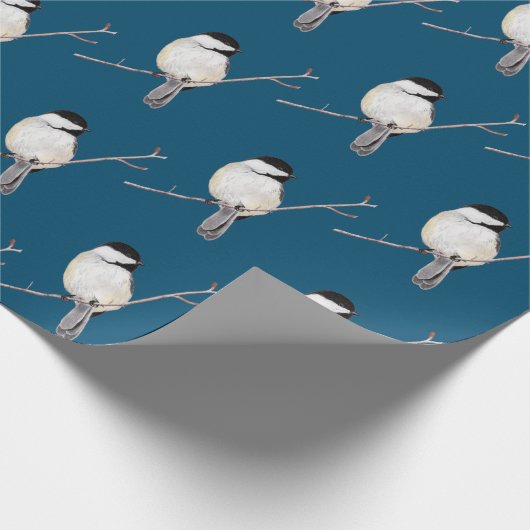 Chickadee Geschenkpapier (Ecke)