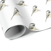 Chickadee-Geschenkwrap Geschenkpapier (Rolleneckpunkt)