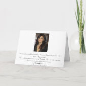 Chickadee-Gruß-Karte Karte (Rückseite)