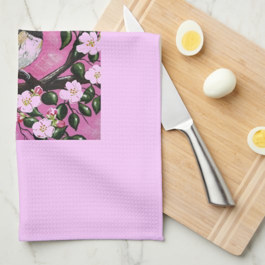 Chickadee Handtuch (Viertel Falte)