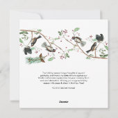 Chickadee Holiday Business Logo Weihnachten (Rückseite)