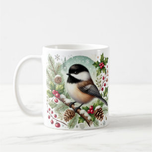 Chickadee Holiday Kaffeetasse