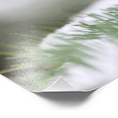 Chickadee im Schnee Fotodruck (Ecke)