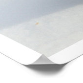 Chickadee im Schnee Poster (Ecke)