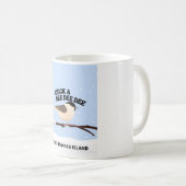 Chickadee im Winter PEI-Tasse Kaffeetasse (VorderseiteRechts)