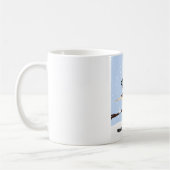 Chickadee im Winter PEI-Tasse Kaffeetasse (Links)