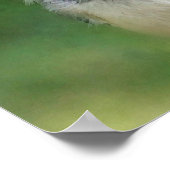 Chickadee in der Erholung Digitale Malerei Poster (Ecke)