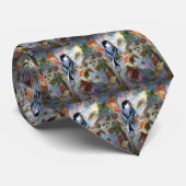 Chickadee in der Fall-Krawatte Krawatte (Gerollt)