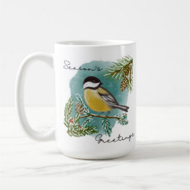 Chickadee Jahreszeit Weihnachten Feiertag Kaffee T Kaffeetasse
