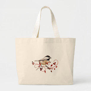 Chickadee Jumbo Stoffbeutel