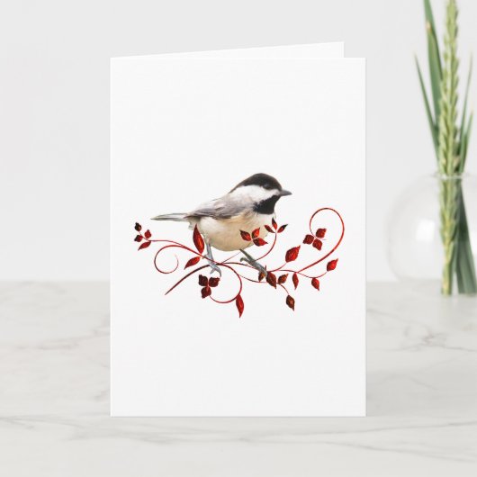 Chickadee Karte (Vorderseite)