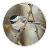 Chickadee-Keramik Keramikknauf (Vorderseite)